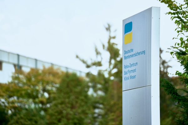 Klinik Weser Schild Klinik Weser Schild